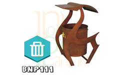 سطل زباله پارکی فلزی 11
