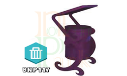 سطل زباله پارکی فلزی 17