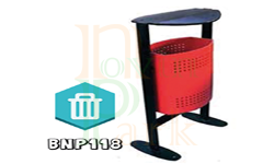 سطل زباله پارکی فلزی 18