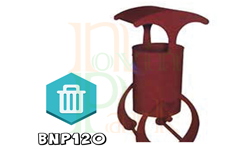 سطل زباله پارکی فلزی 20