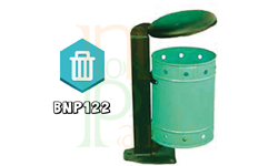 سطل زباله پارکی فلزی 22